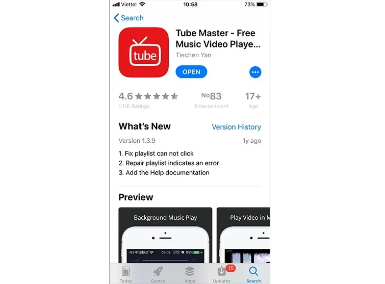 App nghe nhạc youtube khi tắt màn hình iOS