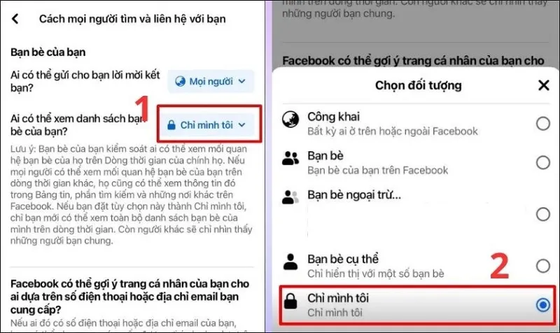 Cách ẩn danh sách bạn bè trên Facebook đơn giản nhất