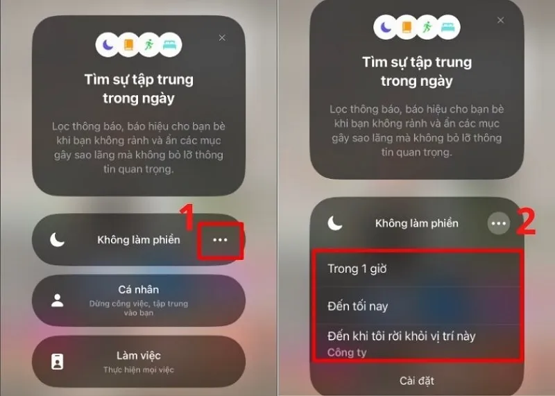 Cách bật tắt chế độ không làm phiền iPhone chi tiết nhất