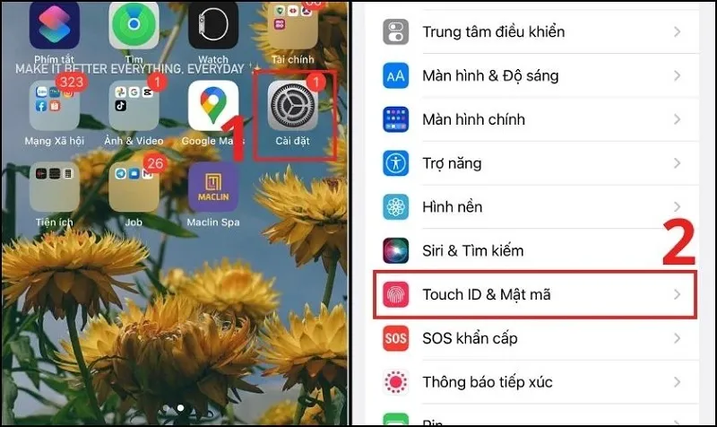 Cách cài mật khẩu điện thoại iPhone và Android chi tiết nhất