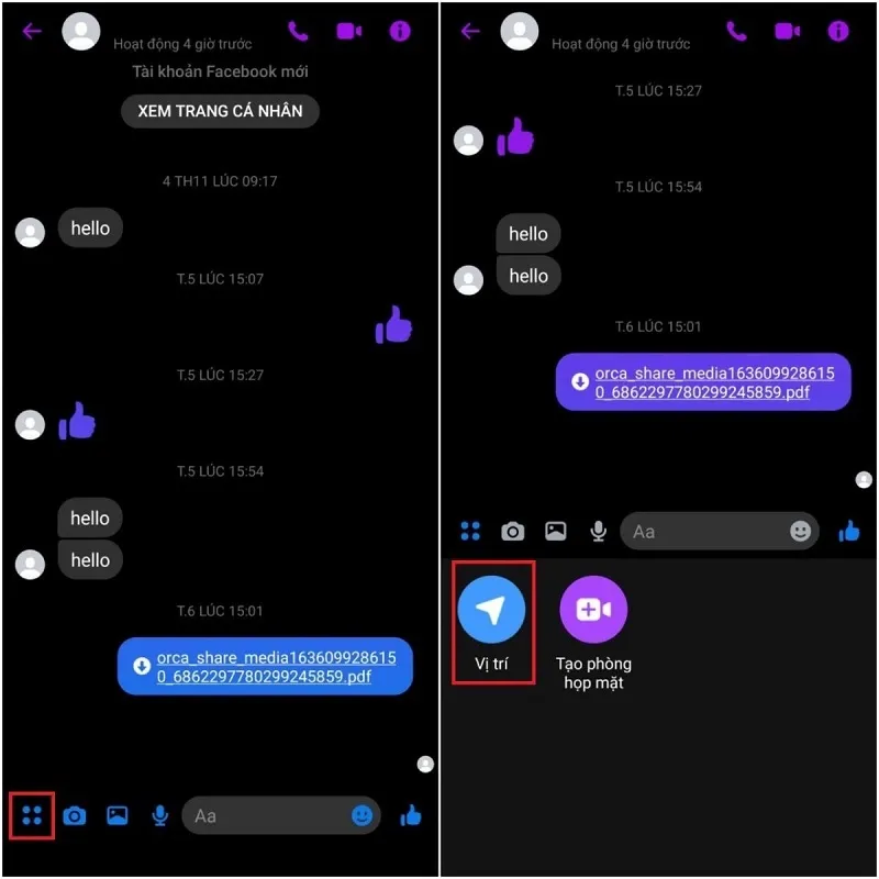 Cách chia sẻ vị trí trên Messenger iPhone và Android nhanh nhất