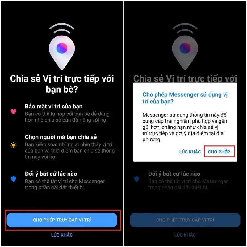 Cách chia sẻ vị trí trên Messenger iPhone và Android nhanh nhất