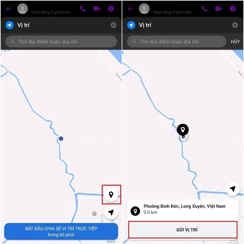 Cách chia sẻ vị trí trên Messenger iPhone và Android nhanh nhất