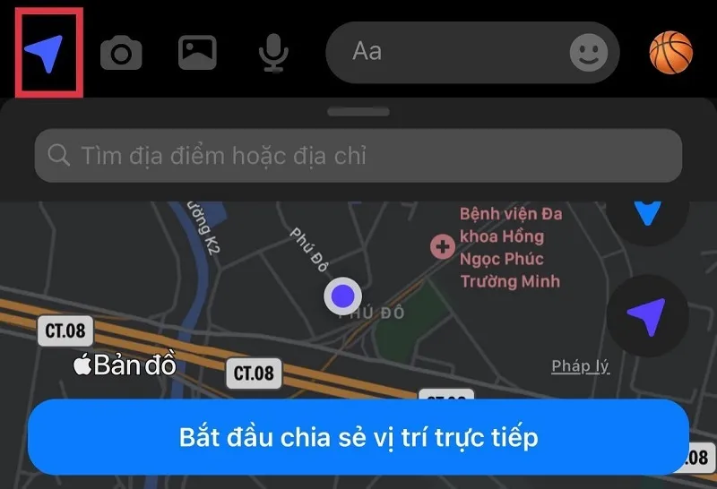 Cách chia sẻ vị trí trên Messenger iPhone và Android nhanh nhất