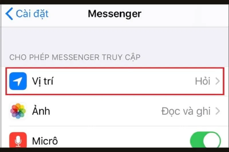 Cách chia sẻ vị trí trên Messenger iPhone và Android nhanh nhất