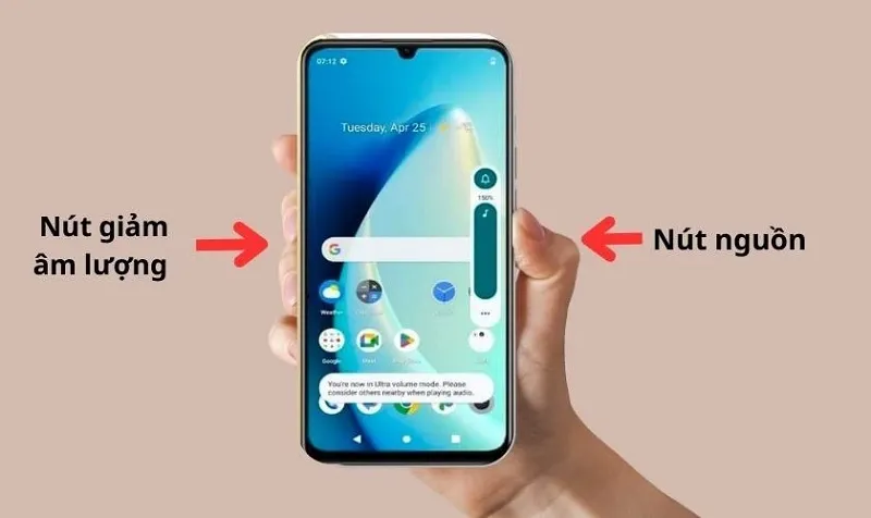 Cách chụp màn hình điện thoại Realme đơn giản nhất