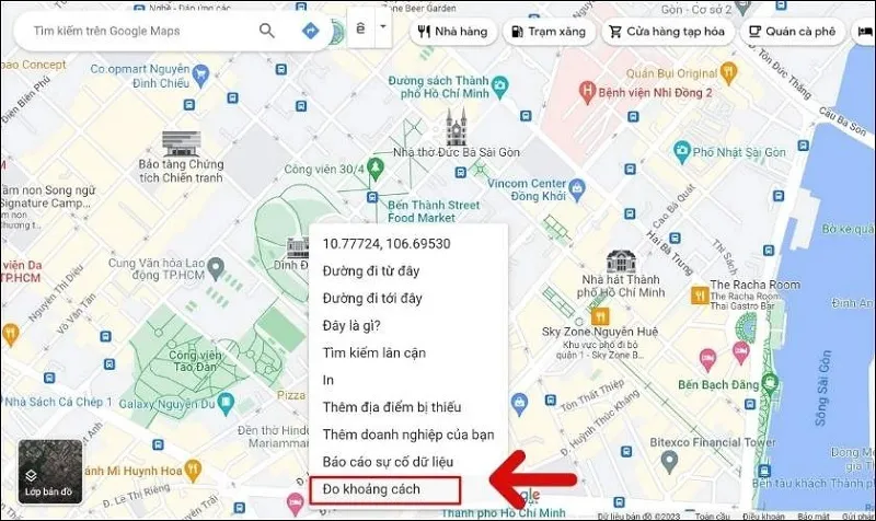 Cách đo khoảng cách trên Google Map điện thoại và máy tính