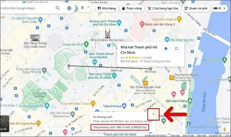 Cách đo khoảng cách trên Google Map điện thoại và máy tính