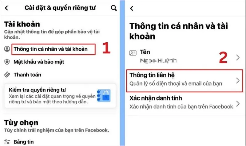 Cách đổi số điện thoại trên Facebook bằng điện thoại và máy tính