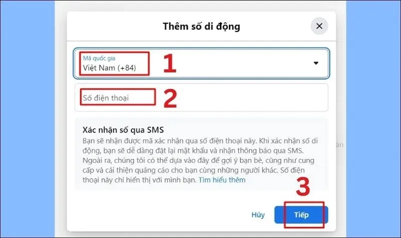 Cách đổi số điện thoại trên Facebook bằng điện thoại và máy tính