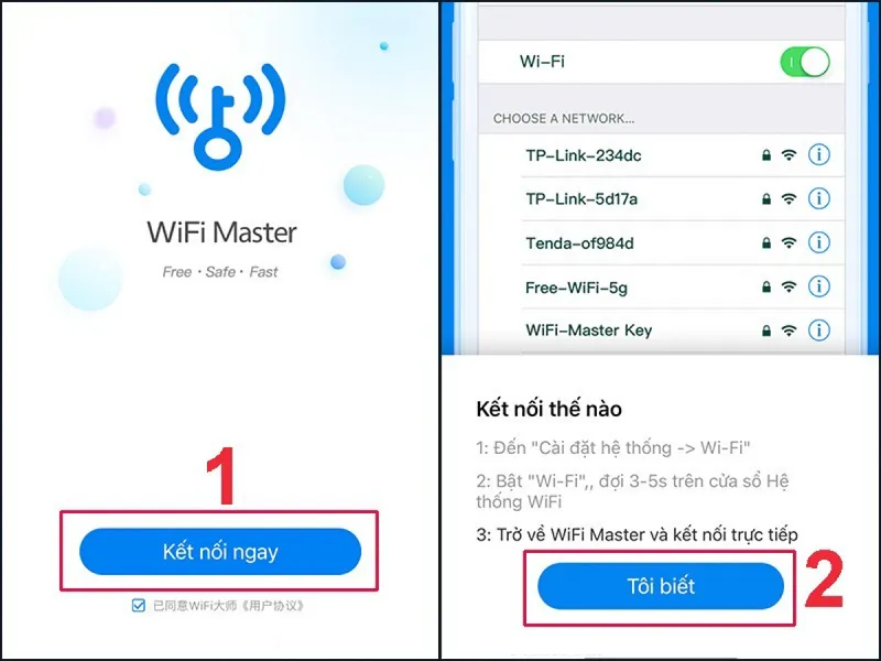 Cách kết nối wifi ko cần mật khẩu cho điện thoại cực dễ