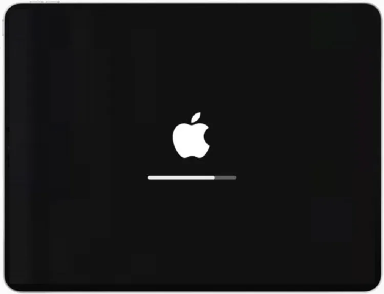 Cách khắc phục ipad bị mắc kẹt trên Apple logo