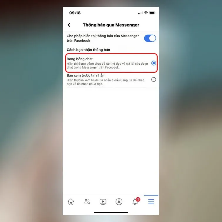 Cách mở bong bóng chat Messenger trên điện thoại Android và iOS