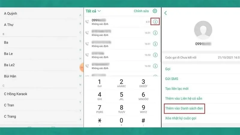 Cách mở danh sách đen trên OPPO chi tiết nhất