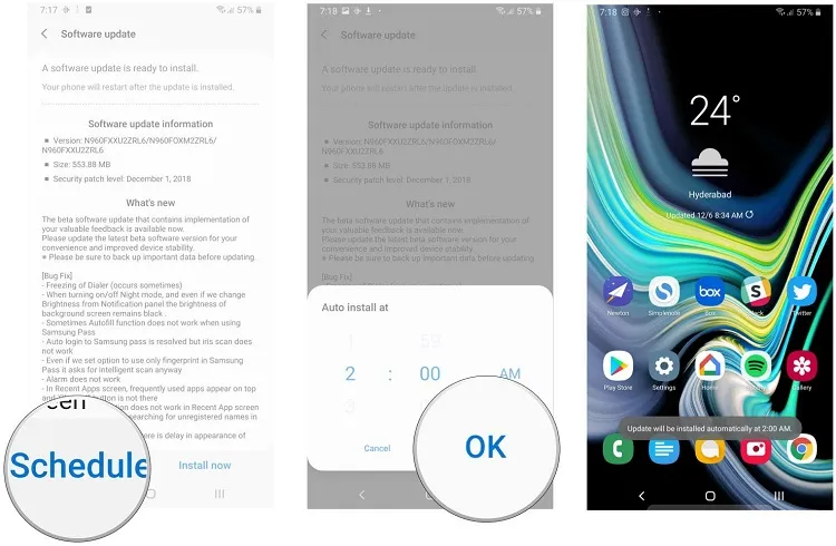 Cách nâng cấp Android cho Samsung