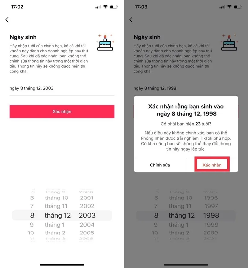 Cách sửa ngày sinh trên Tiktok đơn giản và nhanh chóng nhất