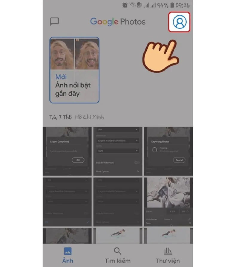 Cách tải ảnh lên Google Photo trên điện thoại và máy tính