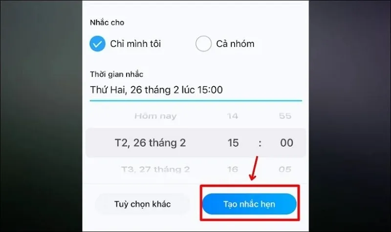 Cách tạo nhắc hẹn trên Zalo đơn giản ai cũng thực hiện được