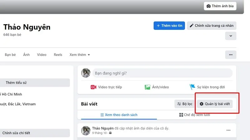 Cách xóa bài viết trên Facebook nhanh nhất