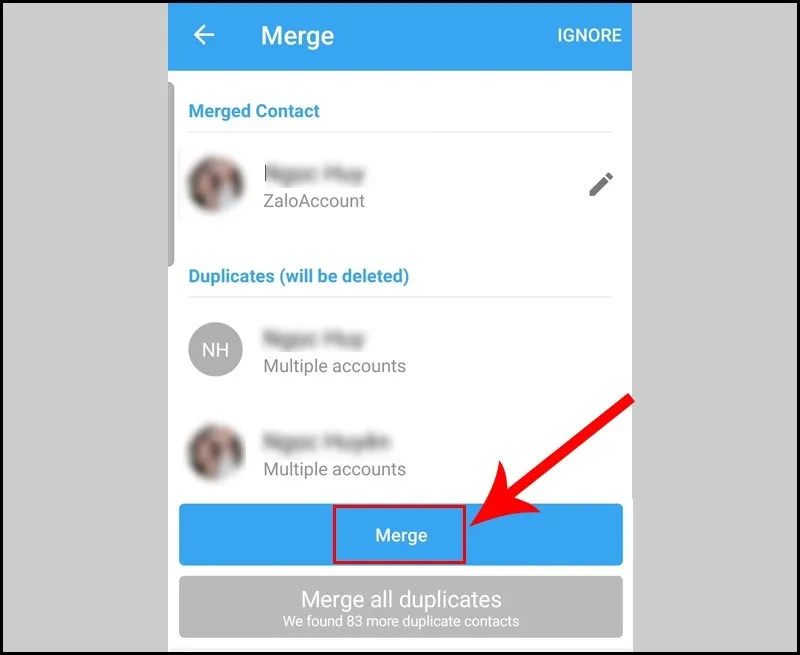 Cách xóa danh bạ trùng lặp trên iPhone và Android