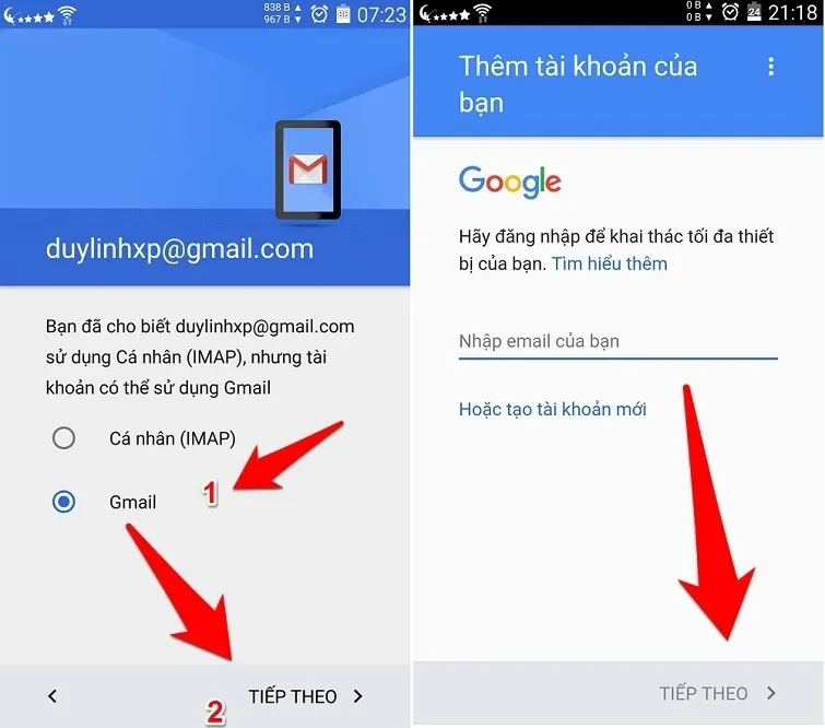 Cách xóa tài khoản Gmail trên điện thoại
