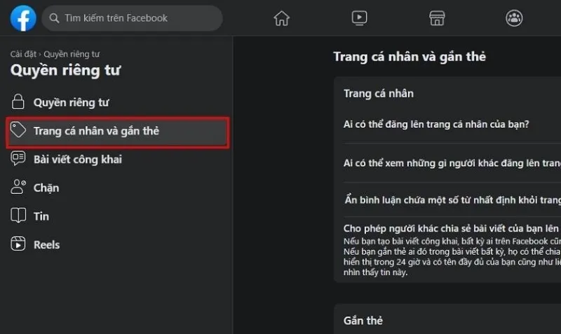 Hướng dẫn cách chặn gắn thẻ trên Facebook nhanh chóng nhất