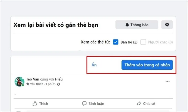 Hướng dẫn cách chặn gắn thẻ trên Facebook nhanh chóng nhất