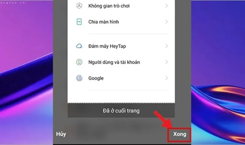 Hướng dẫn cách chụp màn hình OPPO nhanh nhất