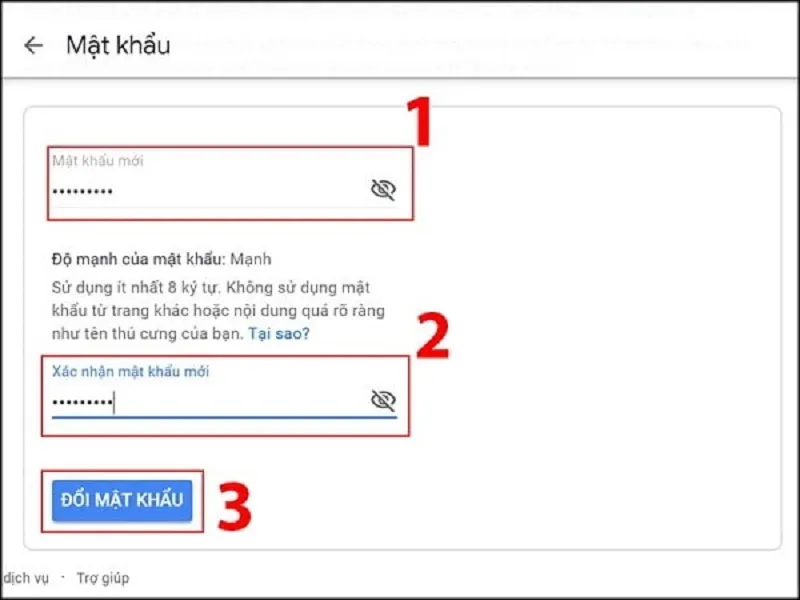 Hướng dẫn cách đổi mật khẩu gmail trên máy tính và điện thoại