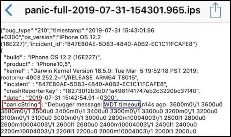 Lỗi Panic Full iPhone là gì? Cách sửa lỗi hiệu quả nhất