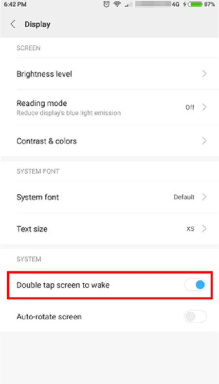 Mở màn hình Android không dùng nút Power