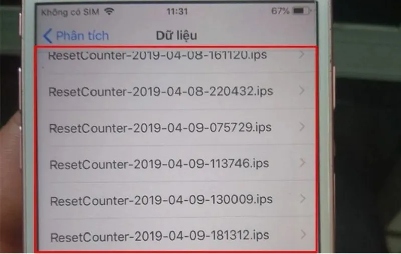 Nguyên nhân và cách khắc phục lỗi Reset Counter iPhone hiệu quả