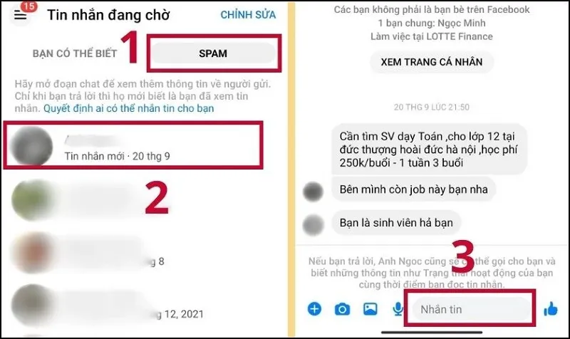 Spam tin nhắn trên Messenger là gì? Cách bỏ Spam tin nhắn trên Messenger